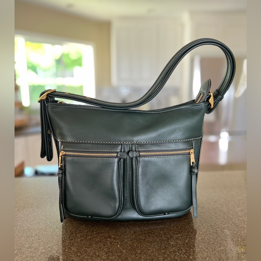 Coach Amazon Green Andie shoulder/crossbody